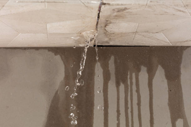 Professional Burst Pipe Cleanup technician working in Lancaster, MA